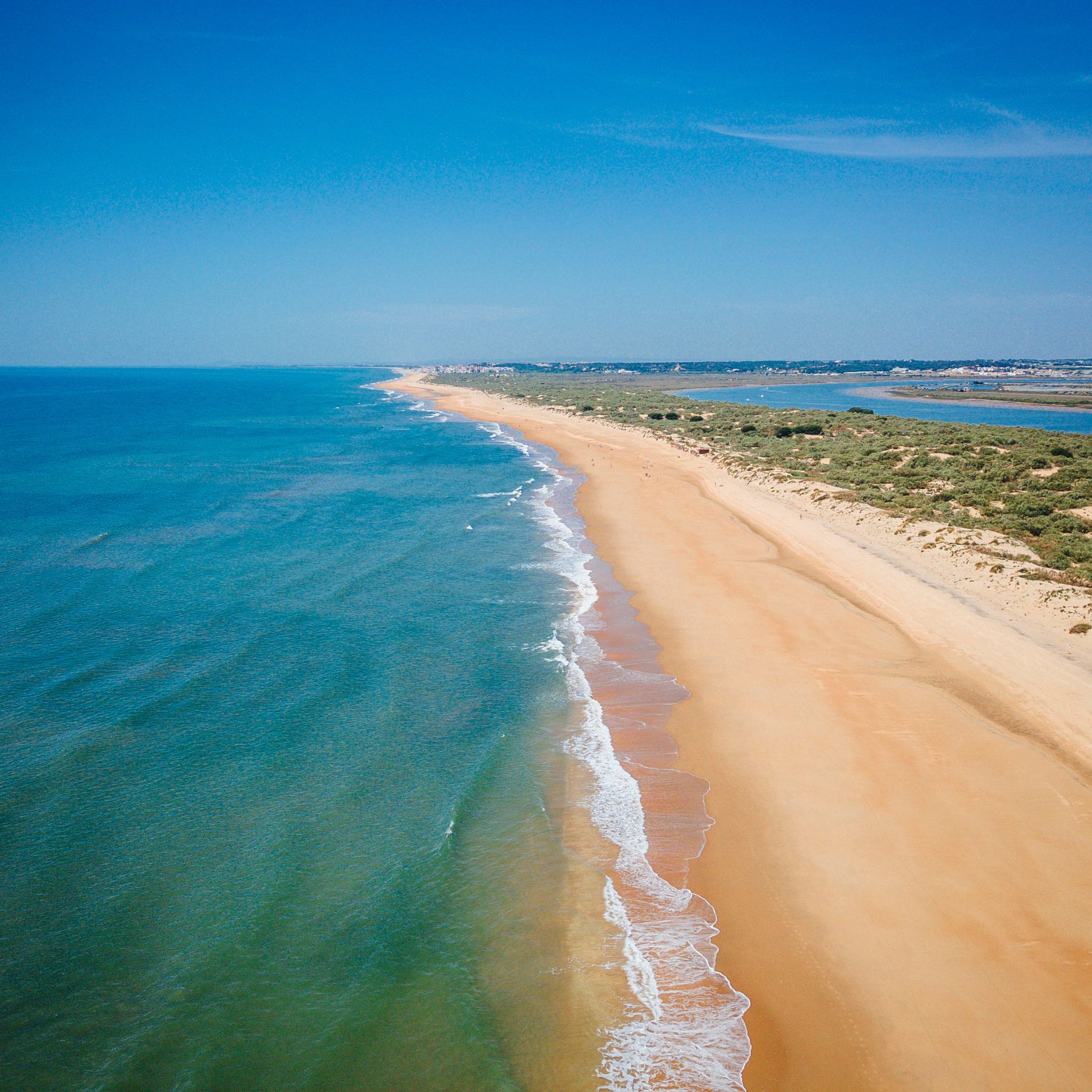 Nude beach in Huelva