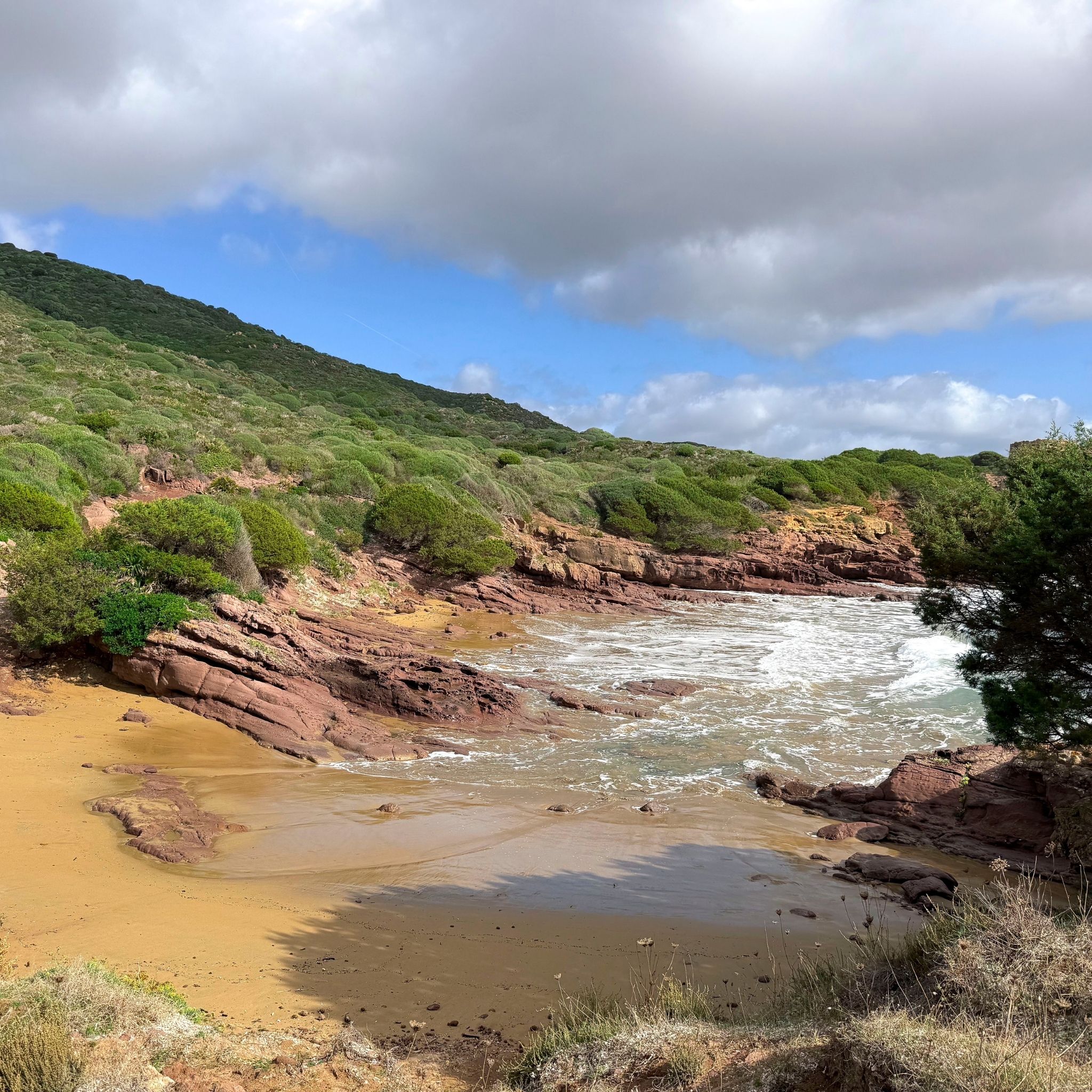 Nude beach in Sardina