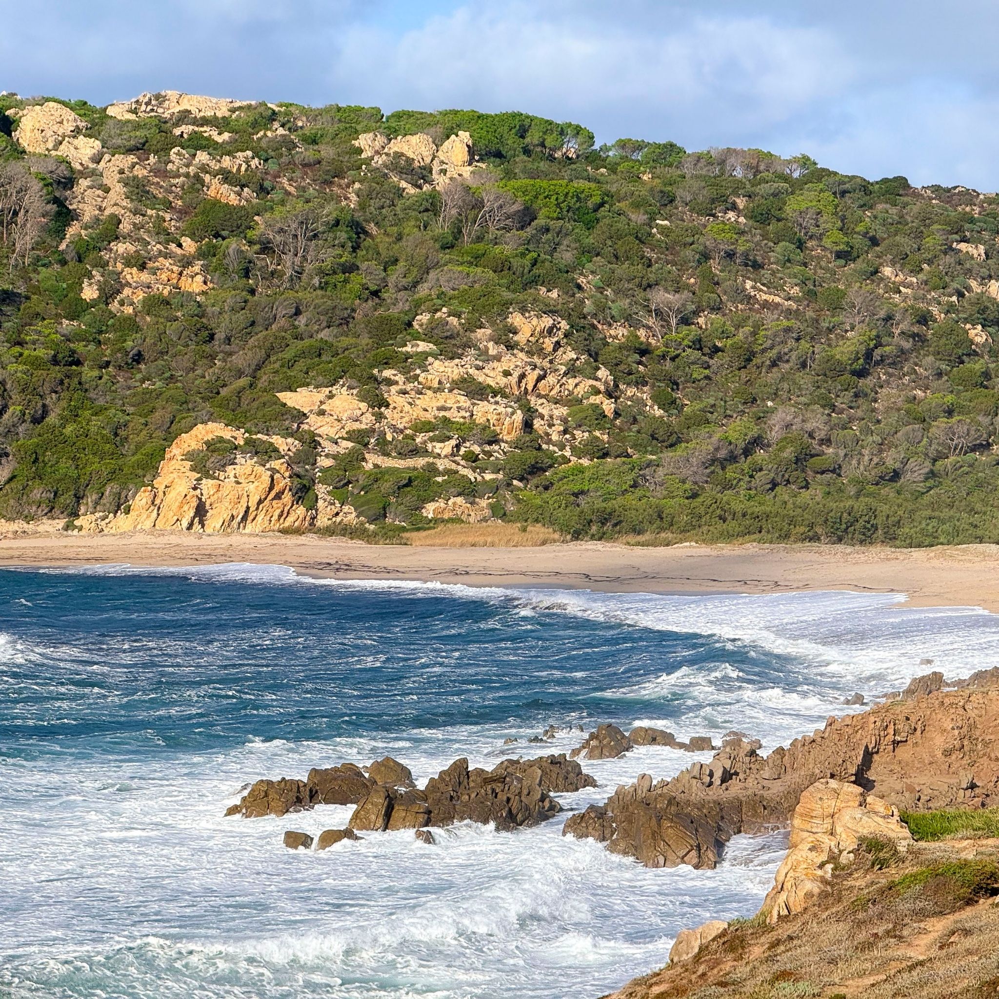 Nude beach in Sardina
