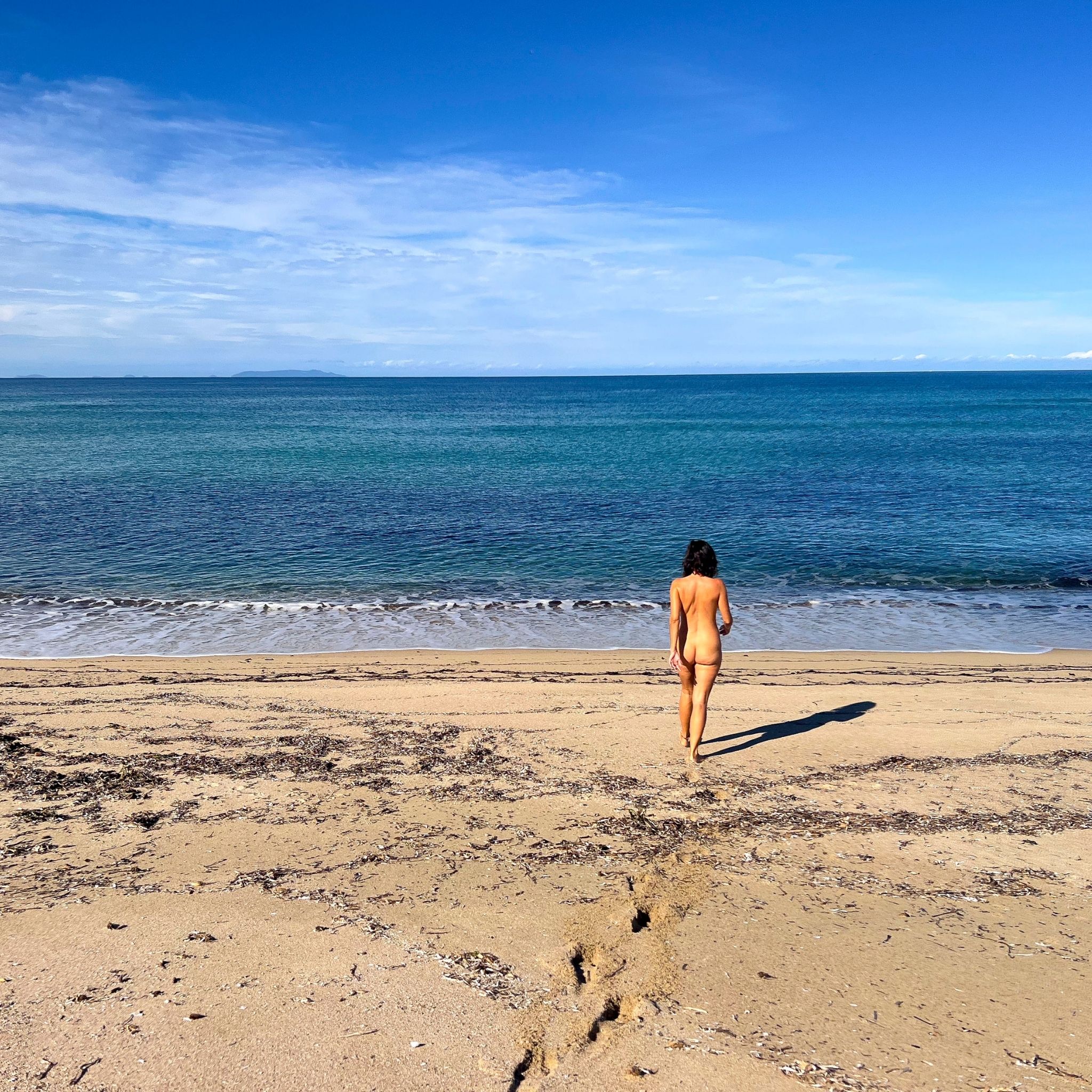 Nude beach in Sardina