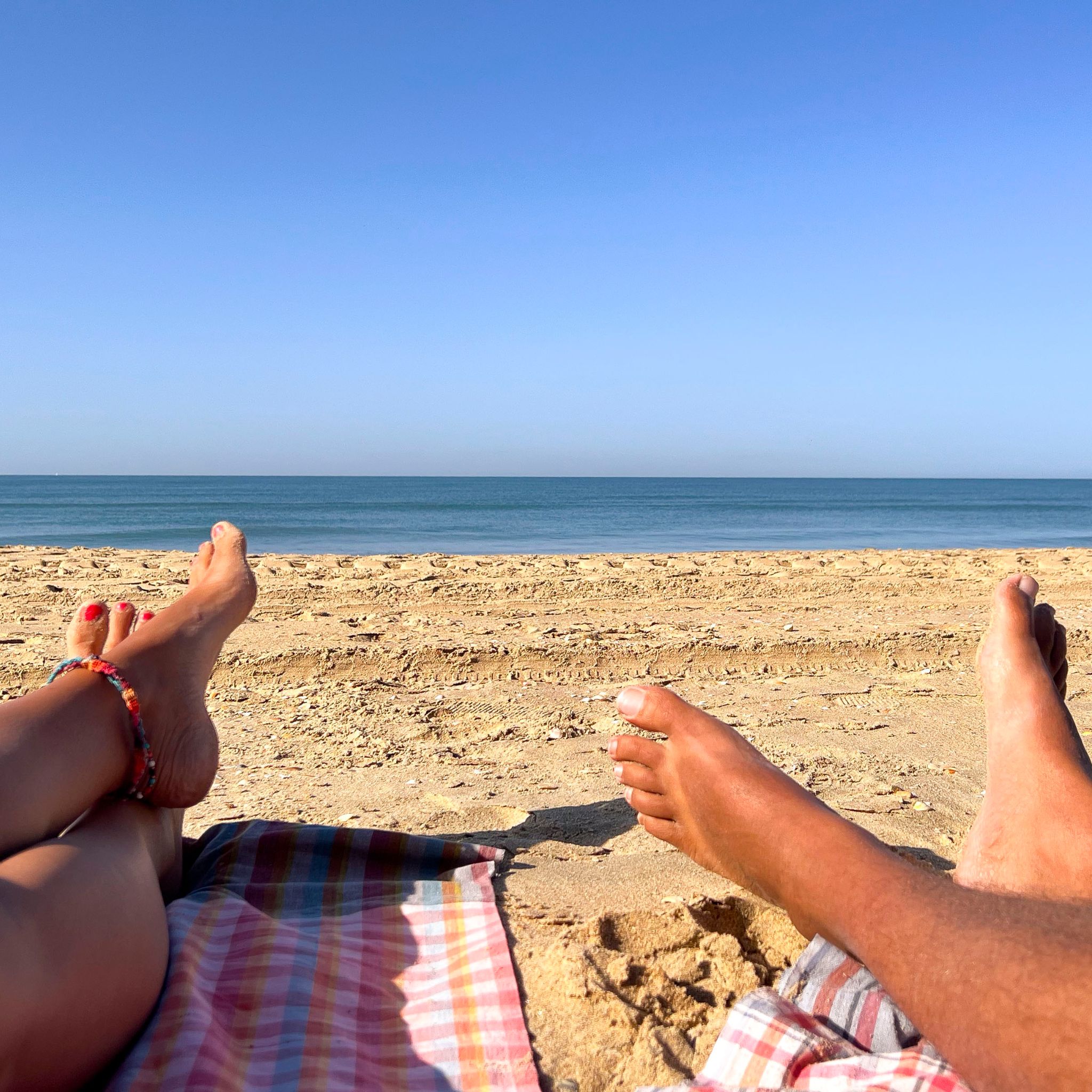 Nude beach in Huelva