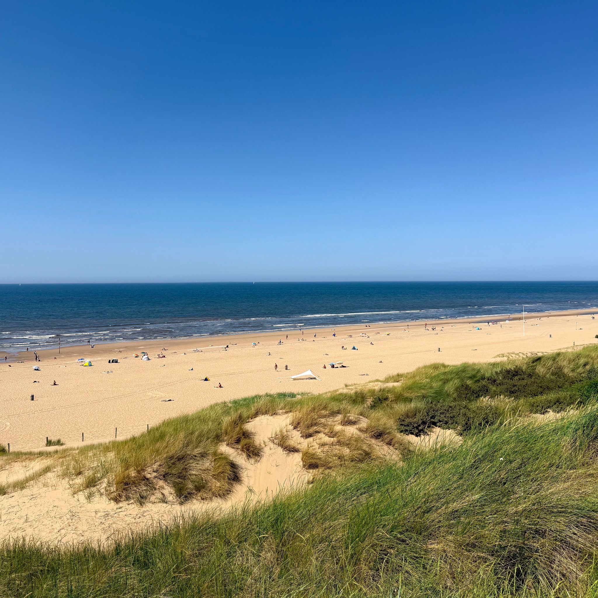 Nude beach in The Hague