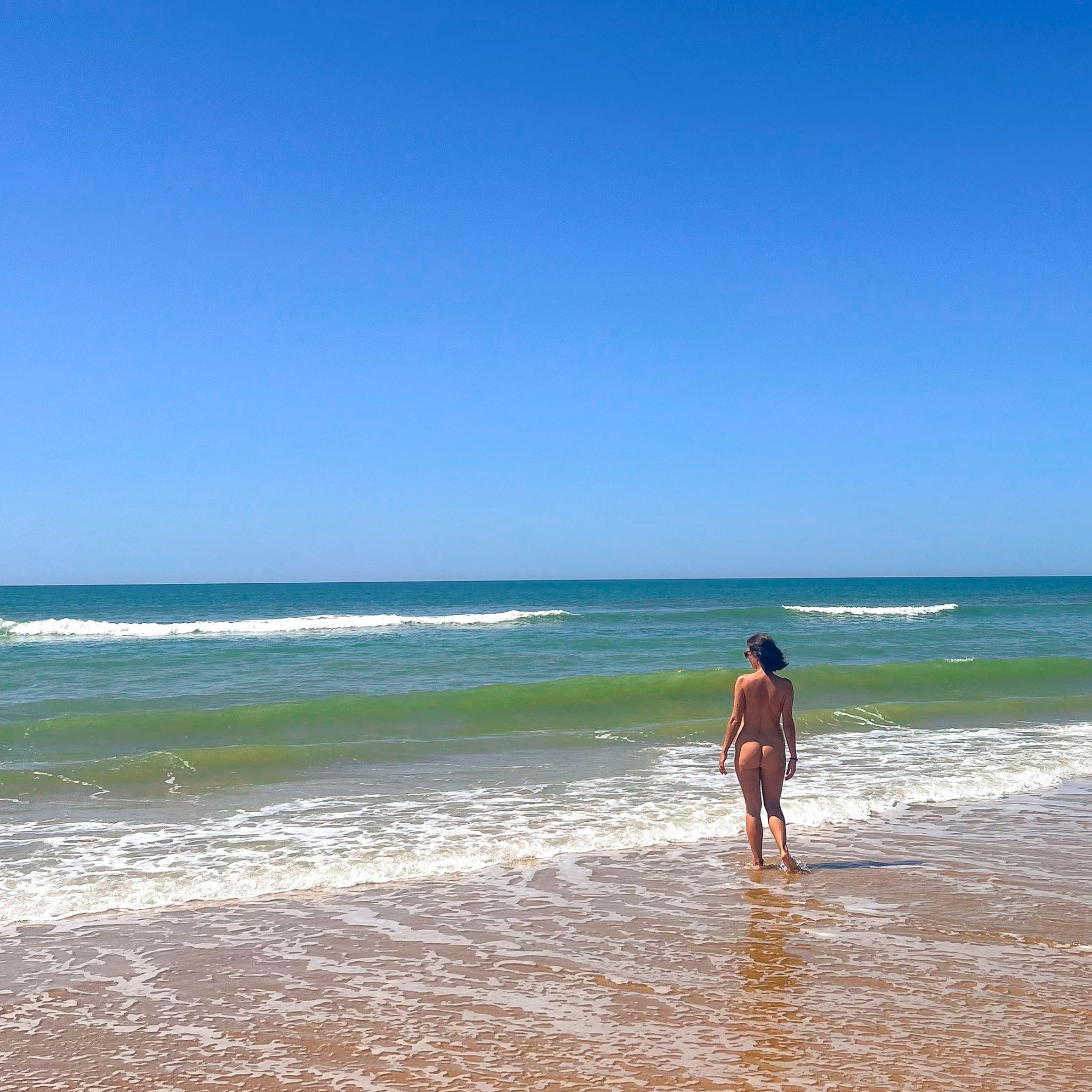 Nude beach in Huelva