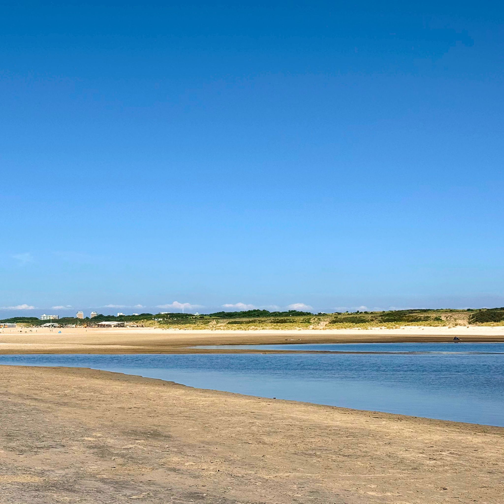 Nude beach in The Hague
