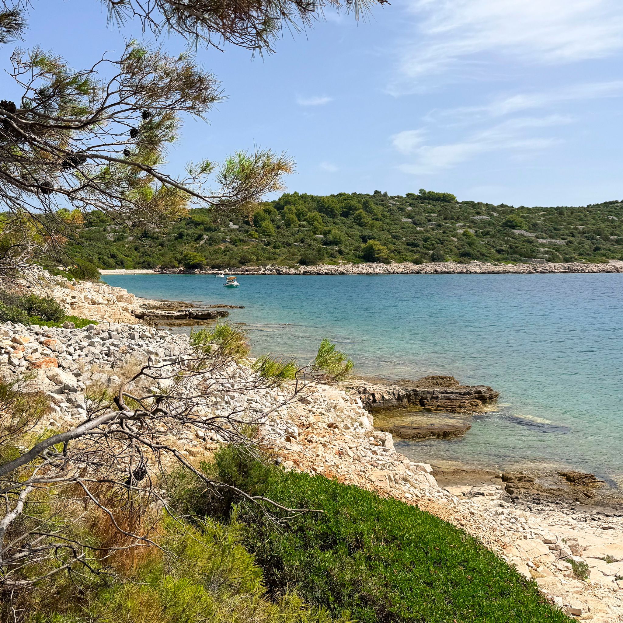 Nude beach in Murter Island