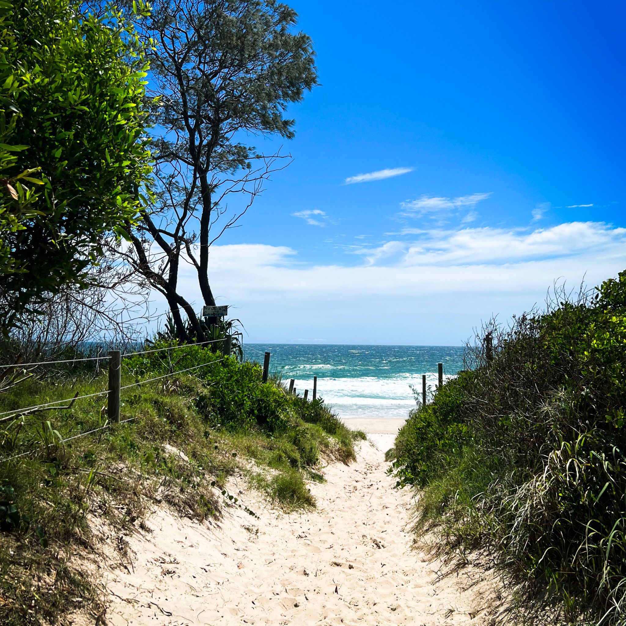Nude beach in North NSW